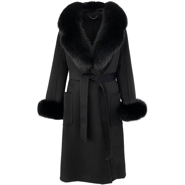 Amazon.com: OFTBUY 2024 Winter Oversized Furry Fox Fur Collar
